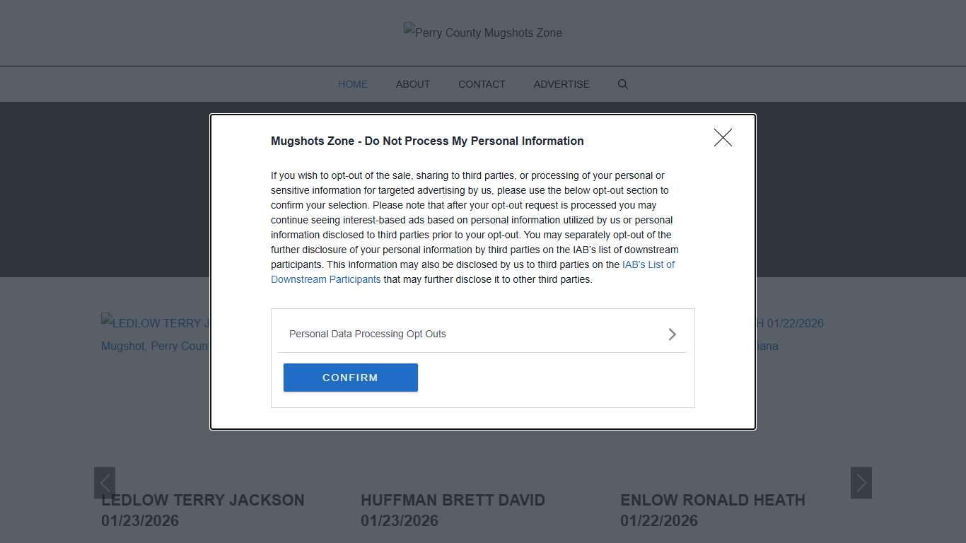 Perry County Mugshots Zone